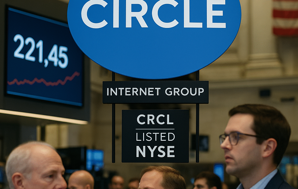 Circle debutta in borsa con un incredibile +230% dal prezzo IPO. 1 Circle debutta in borsa con un incredibile +230% dal prezzo IPO.